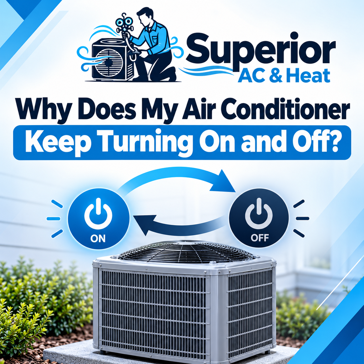 Why Does My Air Conditioner Keep Turning On and Off?