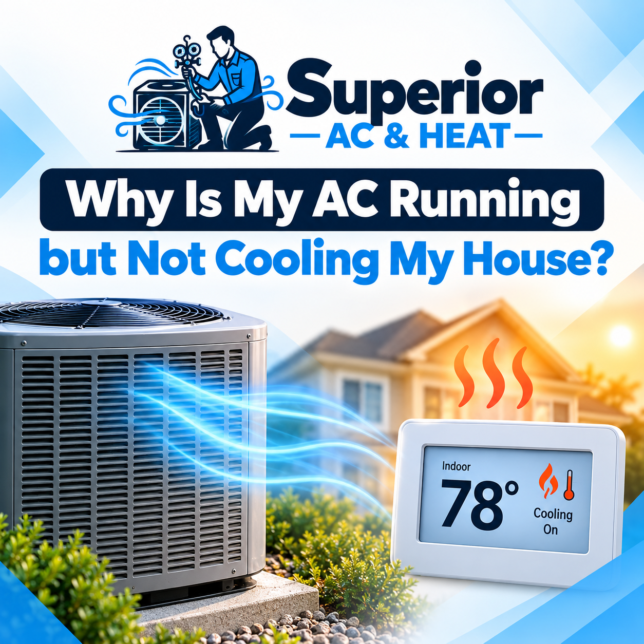 Why Is My AC Running but Not Cooling My House?