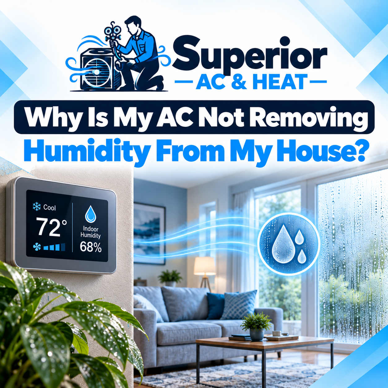 Why Is My AC Not Removing Humidity From My House?