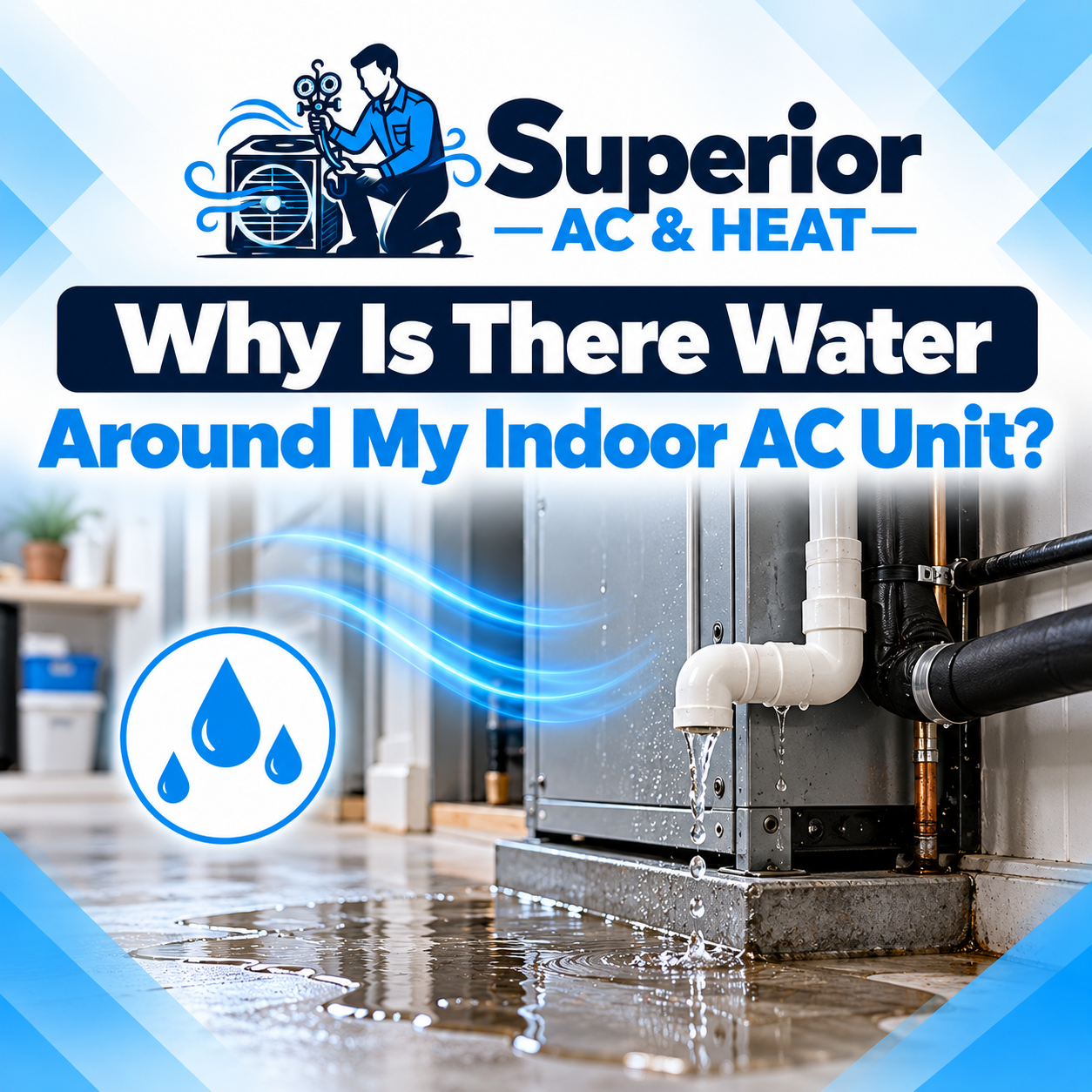 Why Is There Water Around My Indoor AC Unit?